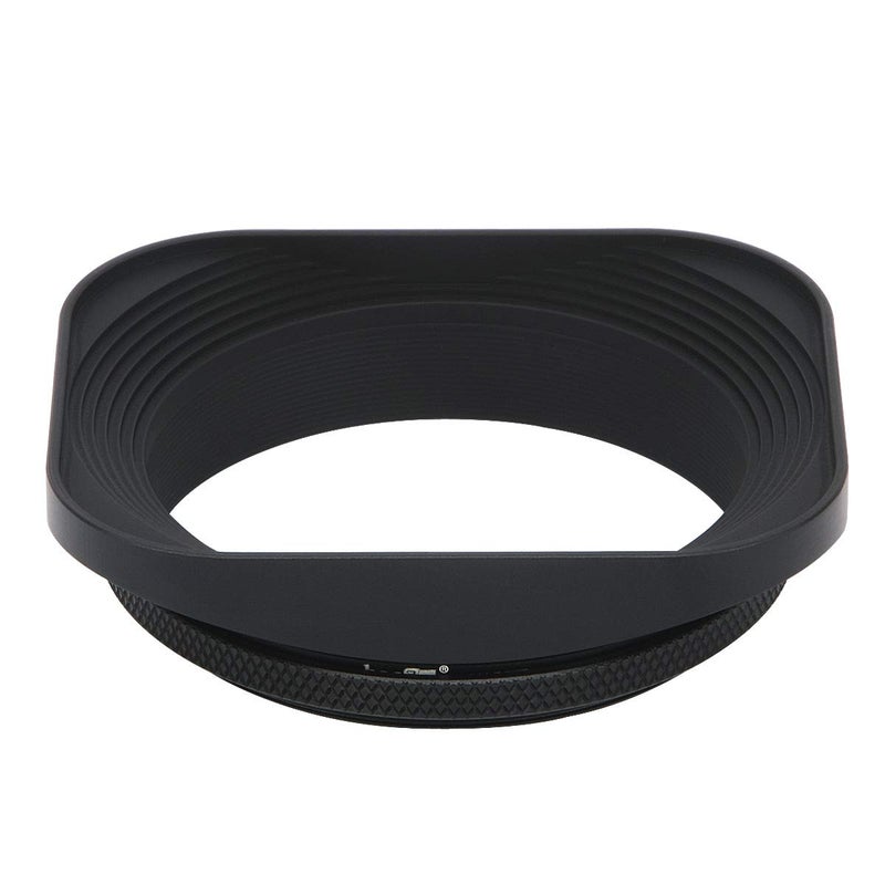 Haoge LH-B55T 55mm Square Metal Screw-in Lens Hood with Cap for Leica APO-Summicron-M 90mm f/2 ASPH E55, Summicron-R 50mm f2 E55, Summilux-R 50mm f/1.4 E55, Elmarit-R 28mm f2.8 35mm f/2.8 E55 Lens - Image 5